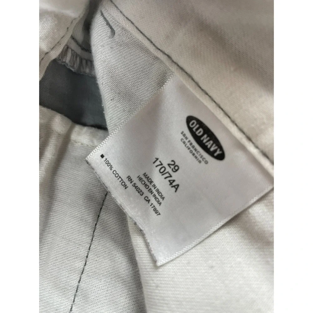 Old Navy Shorts Women's Size 29 Gray Slim Fit Flat Front Outdoor Pockets Casual